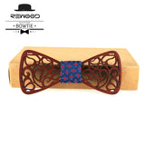 New Classic Hollow Wood Bow Ties for Mens Wedding Suits Wooden Bow Tie