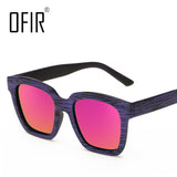 OFIR Retro Imitation Wood Sunglasses Korean Version Women Universal Sun Glasses 2017 Classic Design