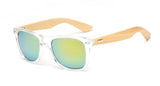 Wood Sunglasses Men Mirror Sun Glasses
