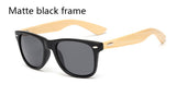 Wood Sunglasses Men bamboo Brand Designer Mirror Sun Glasses