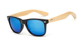 Wood Sunglasses Men bamboo Brand Designer Mirror Sun Glasses