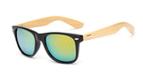 Wood Sunglasses Men bamboo Brand Designer Mirror Sun Glasses