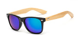Wood Sunglasses Men bamboo Brand Designer Mirror Sun Glasses
