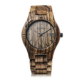 BigBen Luxury Brand Wood Watch Men Analog