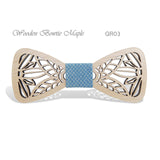 Hollow Wood Bow Ties for Mens Wedding Suits