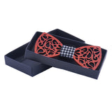 Wood Bow Tie For Men Classic Wooden