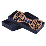 Wood Bow Tie For Men Classic Wooden