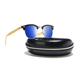 Sunglasses Bamboo Sunglasses 2017 Classic Modeling Eyeglasses For Women Half Frame Cat Eye