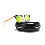 Sunglasses Bamboo Sunglasses 2017 Classic Modeling Eyeglasses For Women Half Frame Cat Eye
