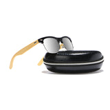 Sunglasses Bamboo Sunglasses 2017 Classic Modeling Eyeglasses For Women Half Frame Cat Eye