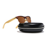 Sunglasses Bamboo Sunglasses 2017 Classic Modeling Eyeglasses For Women Half Frame Cat Eye