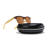 Sunglasses Bamboo Sunglasses 2017 Classic Modeling Eyeglasses For Women Half Frame Cat Eye