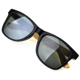 Men Women Sunglasses Retro Vintage Wood Lens Wooden Frame Handmade Sunglasses