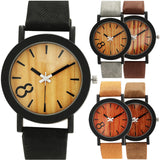 Relogio Masculino Simulation Wooden Quartz Men Watches