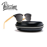 Sunglasses Bamboo Sunglasses 2017 Classic Modeling Eyeglasses For Women Half Frame Cat Eye