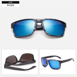 Wood Sunglasses Men Reflective Sun Glasses Outdoors Square Eyewear