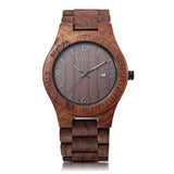 BigBen Luxury Brand Wood Watch Men Analog