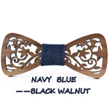 Hollow Wood Bow Ties for Mens Wedding Suits