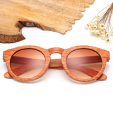 Sunglasses Retro Bamboo Goggles Wood Brand Designer Women