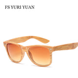 Classic Vintage Imitation Bamboo Sunglasses Men