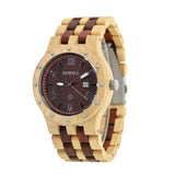 BEWELL Wood Wrist Watch Men
