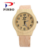 PINBO Fashion Wristwatch Fashionable Unique Leather Watchband Watch Women