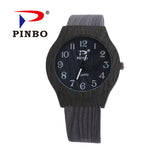 PINBO Fashion Wristwatch Fashionable Unique Leather Watchband Watch Women