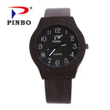 PINBO Fashion Wristwatch Fashionable Unique Leather Watchband Watch Women