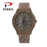 PINBO Fashion Wristwatch Fashionable Unique Leather Watchband Watch Women