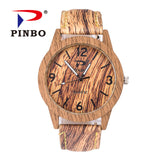 Retro Wooden Men Watch Erkek Saatler