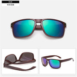 Reflective Sun Glasses Outdoors Square Eyewear