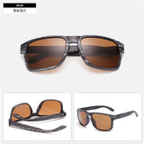 Reflective Sun Glasses Outdoors Square Eyewear