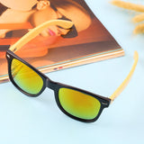 Bamboo Sunglasses Wooden Wood Men's Retro Vintage Summer Glasses