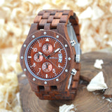 BEWELL Wood Wrist Watch Men