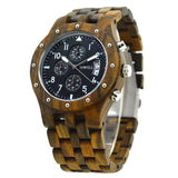 BEWELL Wood Wrist Watch Men