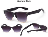 Fashion Vintage Sunglasses Women  Wood Wrap Gold Silver Metal Frame Classic Retro Eyewear glasses