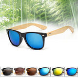 Retro Wood Sunglasses Men Bamboo Sunglasses