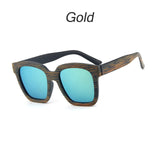 Retro Sunglasses Women Anti Wooden Brand Designer Mirror Original Wood Sun glasses
