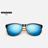 YOOSKE New Wood Sunglasses Women Bamboo