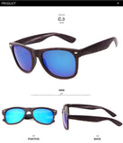 LongKeeper Fashion Cat Eyes Sunglasses Summer Style Wood Grain Sunglasses 9032