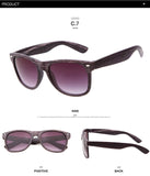 LongKeeper Fashion Cat Eyes Sunglasses Summer Style Wood Grain Sunglasses 9032