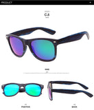 LongKeeper Fashion Cat Eyes Sunglasses Summer Style Wood Grain Sunglasses 9032