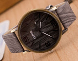 Vintage Wood Grain Watches for Men Women