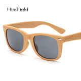 Fashion Square Sunglasses Men Women Brand Imitation Wood Temple Sunglasses For Male Eyewear