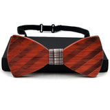 GUSLESON Handmade Wood Bow ties Bowtie