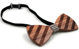 GUSLESON Handmade Wood Bow ties Bowtie