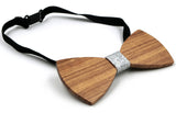 GUSLESON Handmade Wood Bow ties Bowtie