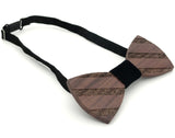 GUSLESON Handmade Wood Bow ties Bowtie