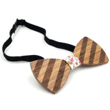 GUSLESON Handmade Wood Bow ties Bowtie