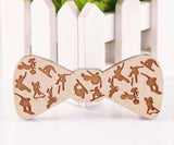 Fashion Wood Elegant Gentleman Bow Ties
